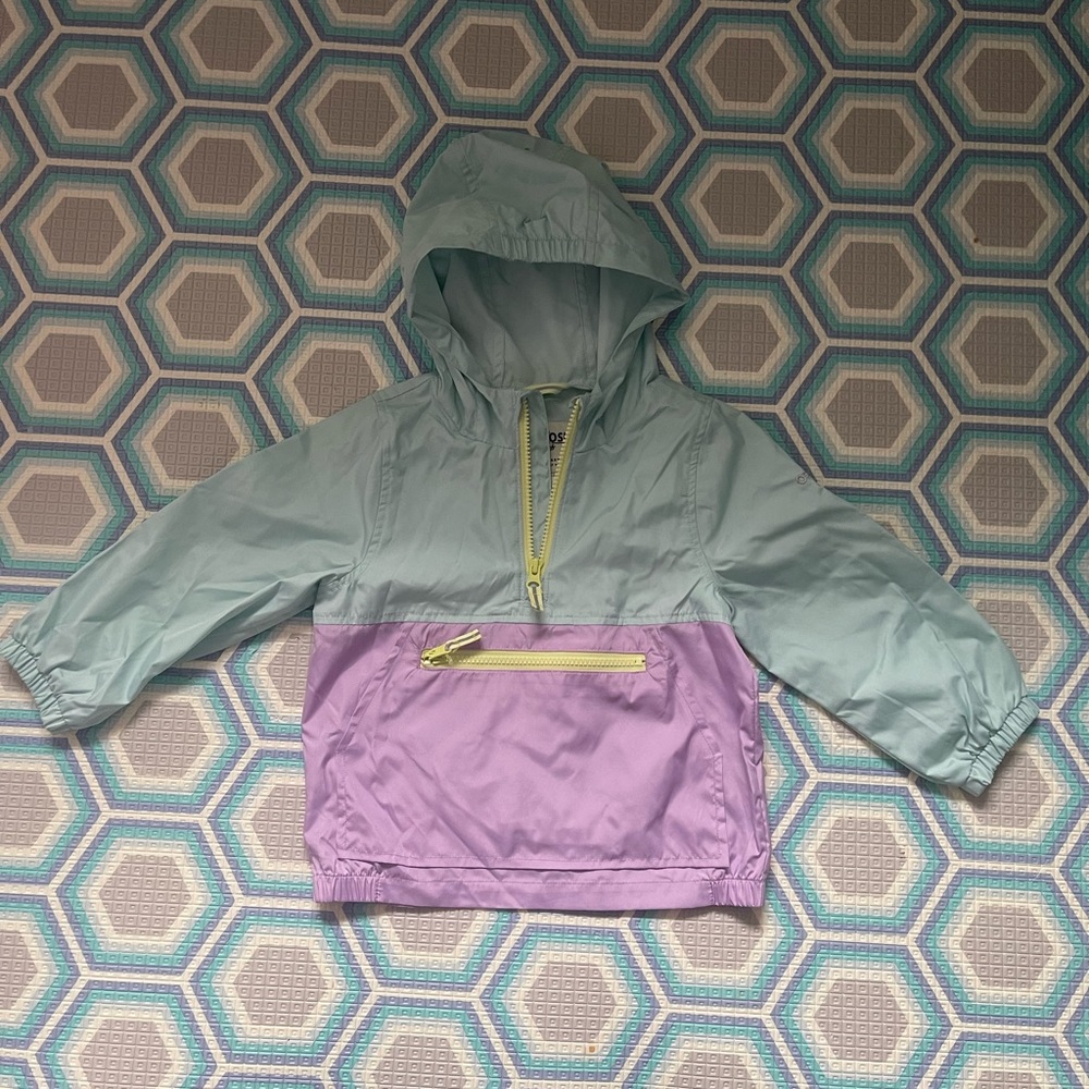Toddler girls Light weight pullover rain jacket